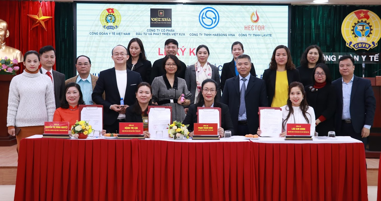 Hector kí kết chương trình phúc lợi với công đoàn Y Tế Việt Nam 2021