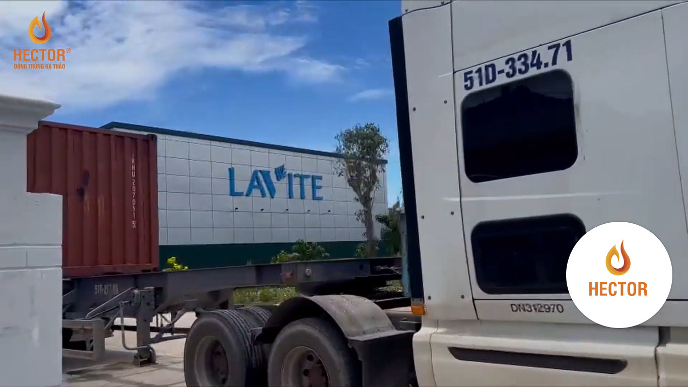 CONTAINER ĐÔNG TRÙNG HẠ THẢO HECTOR ĐẦU TIÊN XUẤT KHẨU SANG MỸ
