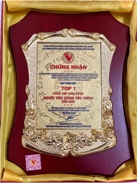 Top 1 - Hàng VN được người tiêu dùng yêu thích 2022